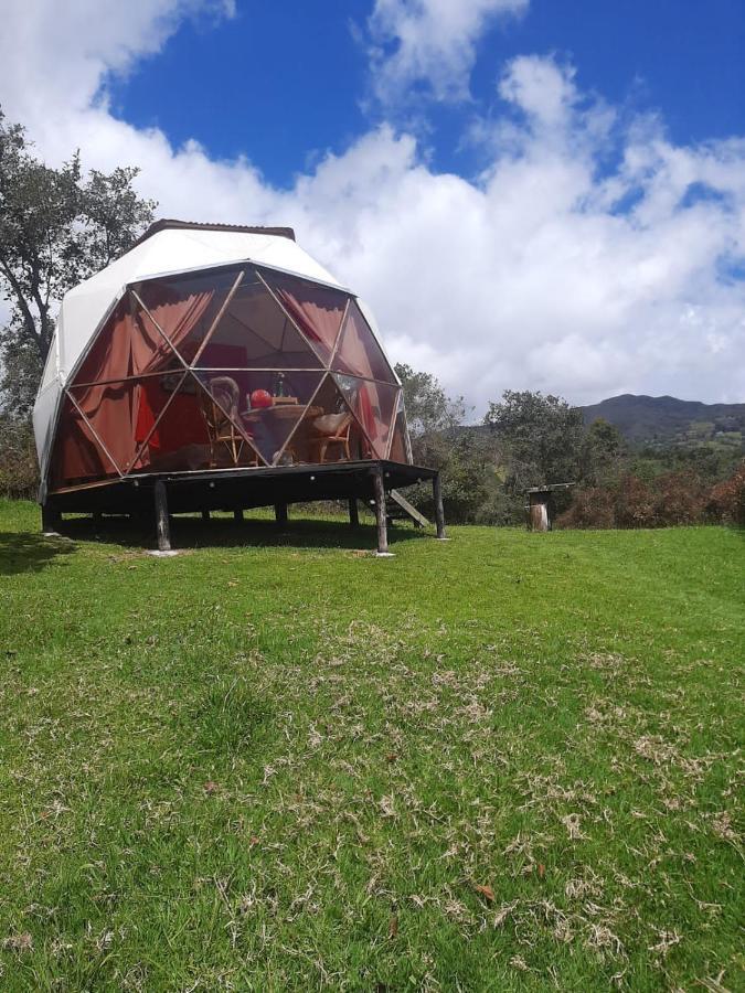 Glamping Mi Casita Hotel Guatavita Buitenkant foto